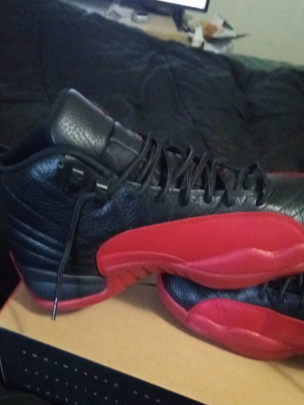 Jordan 12 Flue Game 2026 Great Condition Worn Few Times Gently Pics Show Sz 10🔥